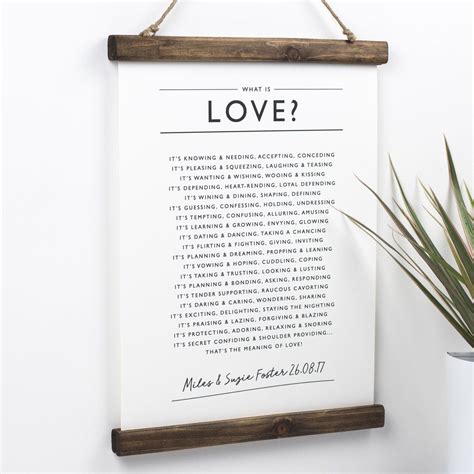 Love And Engagement Poem Print Bespoke Verse Engagement Poems