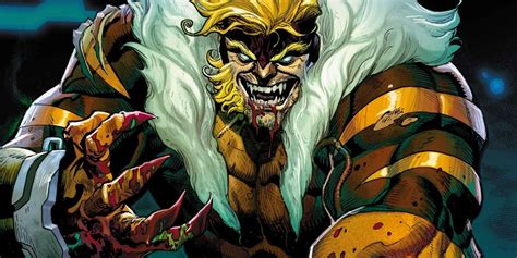 Marvel Gives Sabretooth His Own Super Team Of Villains