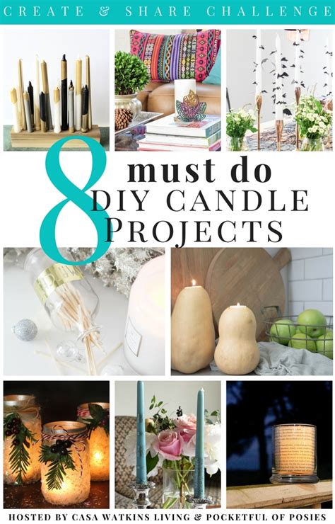Diy Glittered Candles Create And Share Challenge