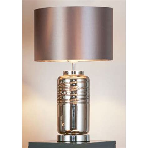 The smoke gray glass raindrop shaped base and white fabric drum shade is the perfect blend of charm to give your home a contemporary and modern upgrade. Unique Smoked Column Ridged Glass Table Lamp With Grey ...