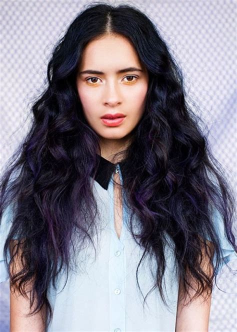 You can perform the modern and stylish appearance with natural in this article, we will provide you with some basic notion dark purple hair color to decide for your hair. 35 Bold and Provocative Dark Purple Hair Color Ideas