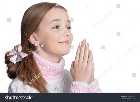 Little Girl Praying Stock Photo 529631479 Shutterstock