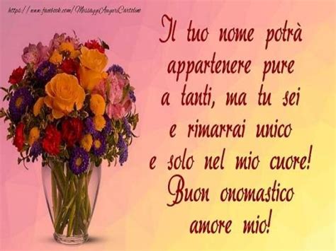 Buon onomastico amore: 108 immagini, video e frasi di ...