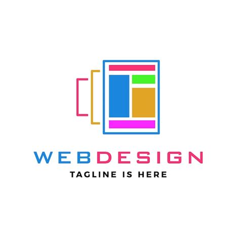 Premium Vector Web Design Logo Vector Icon Illustration