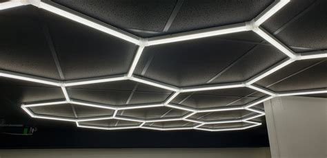 Hides building infrastructure, including piping, wiring and/or ductwork. Black ceiling tiles by USG BORAL are now available for ...