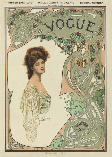 Vogue Cover 1905 Vintage Vogue Covers Vogue Magazine Cover