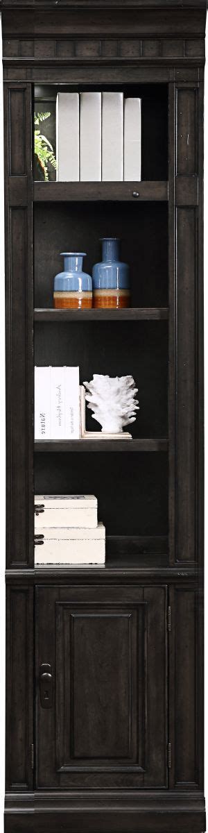 Parker House® Washington Heights Washed Charcoal 22 Open Top Bookcase