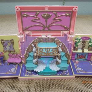 Vintage Bluebird Polly Pocket Dream Builders Deluxe Mansion Entrance Foyer Compact Etsy