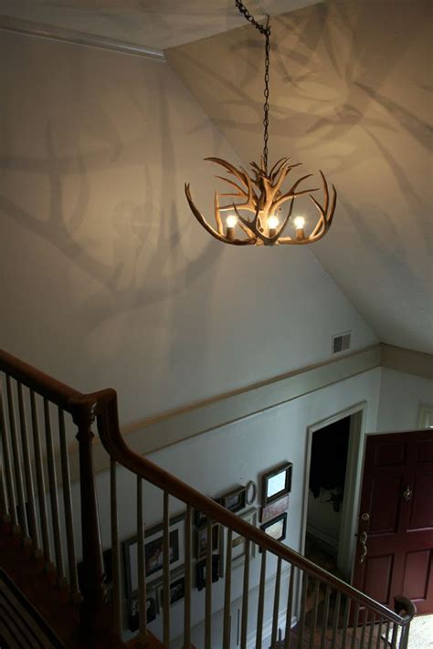The design of your room and light fixture will influence the style of bulb you choose; Deer Antler Chandelier | Antler lights, Antler light fixtures