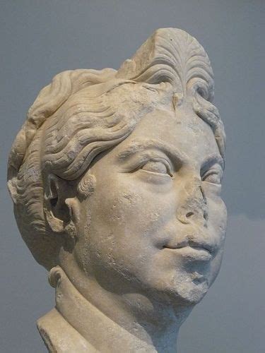 Marble Portrait Of An Elderly Woman Roman Trajanic Period 110 120 Ce 1
