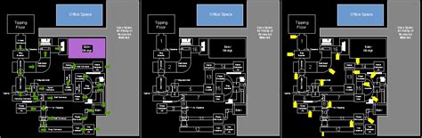Materials Recovery Facility Design Layout DWG Block for AutoCAD