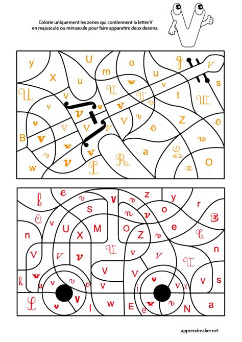Coloriages magiques avec les lettres 57 ans
