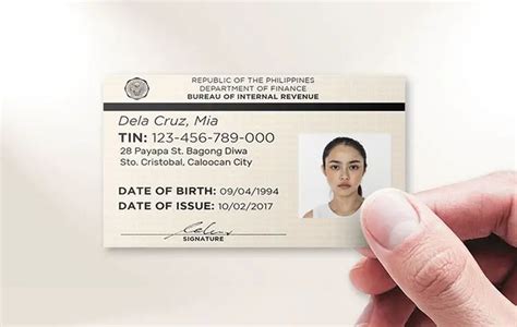 A Taxpayer Identification Number Tin Id Card Is An Official Document