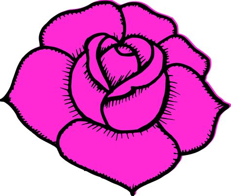 Simple Rose Drawing At Getdrawings Free Download