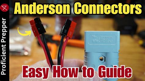 How To Build Anderson Powerpole Connector Cables Including Sb Series Connectors Youtube