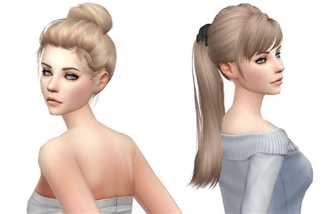 My Sims 4 Blog Newsea And Skysims Hair Retexture By Aveirasims