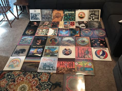 my grateful dead record collection and the funny thing is there are still way to many to get