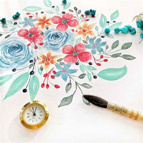 See more ideas about watercolor, art inspiration, watercolor art. 25 Beautiful Watercolor Flower Painting Ideas & Inspiration - Brighter Craft