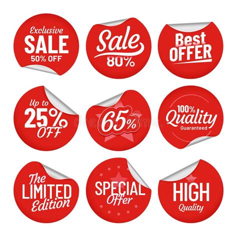 Sale Quality Badges Round Hundred Percent Assured Label Badge Sticker