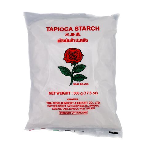 Rose Brand Tapioca Starch 玫瑰牌水磨菱粉 500g - Tuk Tuk Mart