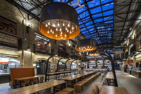The existence of the fork has been witnessed since ancient times; Gallery of The Forks Market Food Hall / Number TEN ...