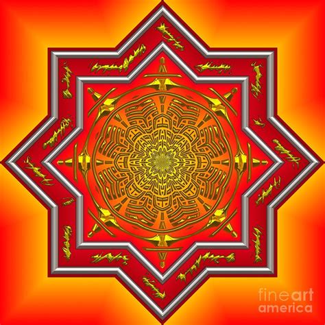 Hindu Mandala Digital Art By Frederick Holiday Fine Art America