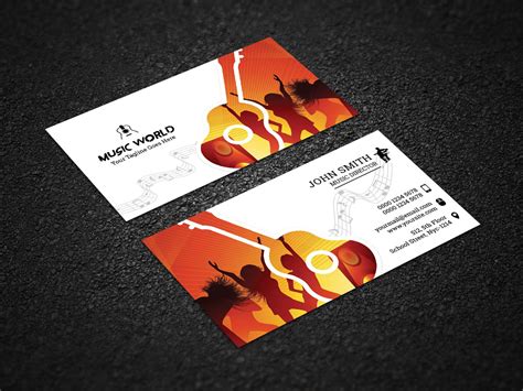 Free shipping on orders over $25 shipped by amazon. Music Business Card | Music business cards, Photo business ...