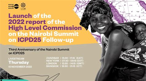 launch of the 2022 report by the high level commission nairobi summit on icpd25 third