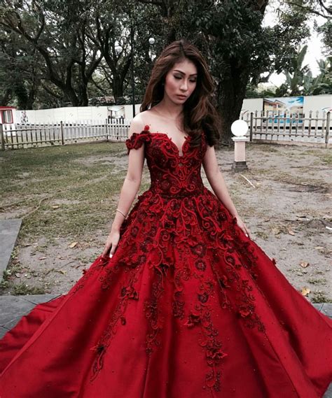 See more ideas about red strapless red and white wedding dress. Gorgeous Ball Gown,Off the Shoulder Satin Prom Dress ...