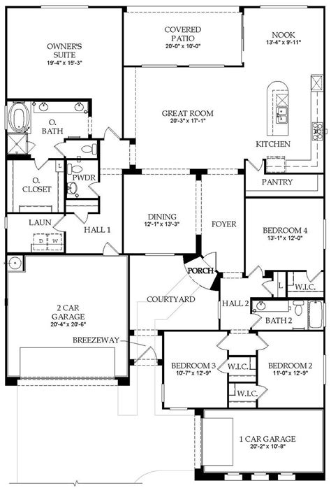 3679 sq ft of living space featuring 5 bedrooms 4.5 baths & covered patio. Pulte Home Plans | Smalltowndjs.com