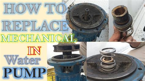 How To Replace Mechanical Seal In Water Pump Youtube