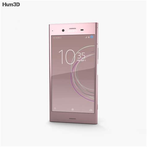 Sony Xperia Xz1 Venus Pink 3d Model Download Electronics On