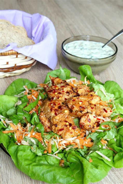 To give this chicken salad its kick, i decided to use chipotle powder. Carrots salad with spicy chicken, celery root & yogurt sauce