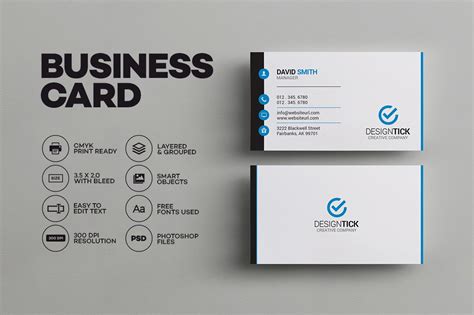 And with vistaprint free shipping on all business card templates: Simple Clean Business Card ~ Business Card Templates ...