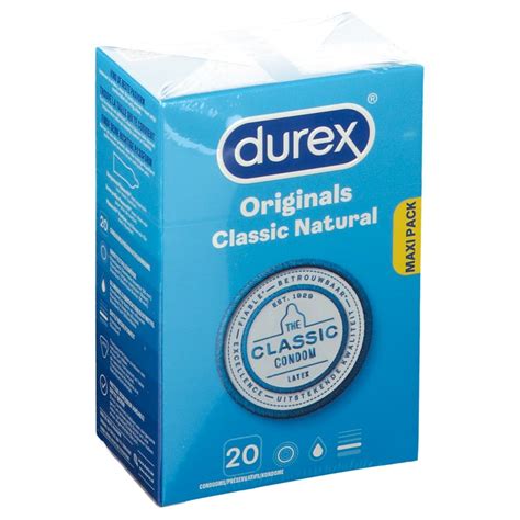Durex® Classic Préservatifs Natural 20 Pcs Shop Apothekech