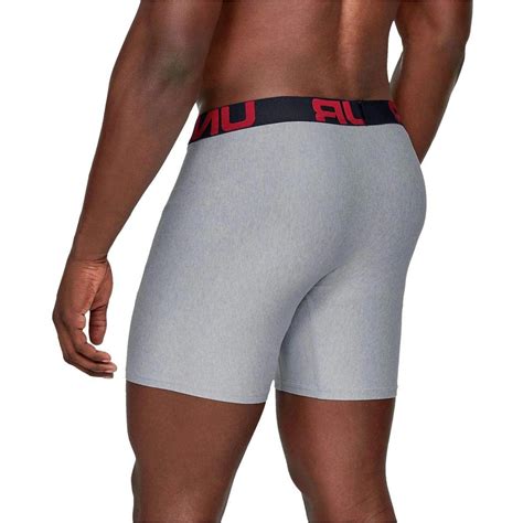 Tech 6in Underwear 2 Pack Mens Mod Gray Grey Size Large Rqth Ebay