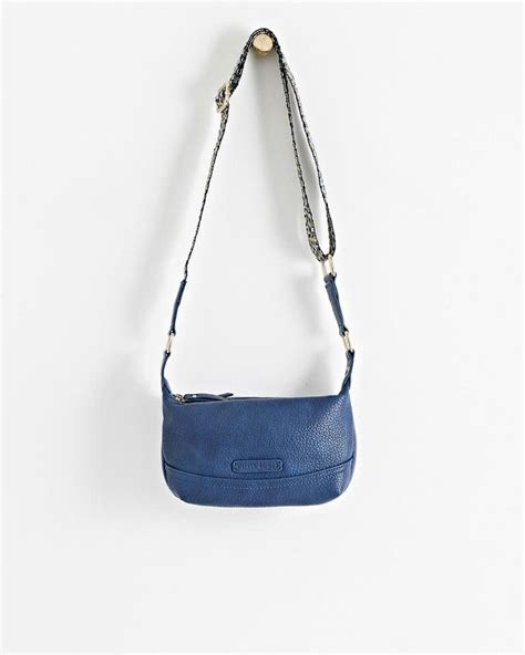 Oliver Bonas Mika Slouch Everyday Blue Crossbody Bag Mini Lyst