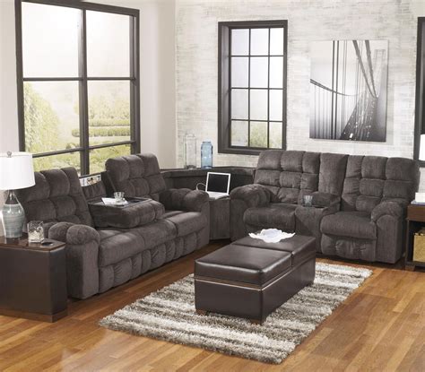 A good sectional sofa is stylish and comfortable. Signature Design by Ashley Acieona - Slate Reclining ...