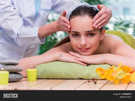 Babe Woman During Massage Session Image Photo Bigstock