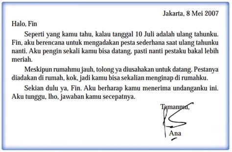 Friendly letter (surat untuk sahabat atau teman). Contoh Penutup Surat Pribadi Dalam Bahasa Inggris ...