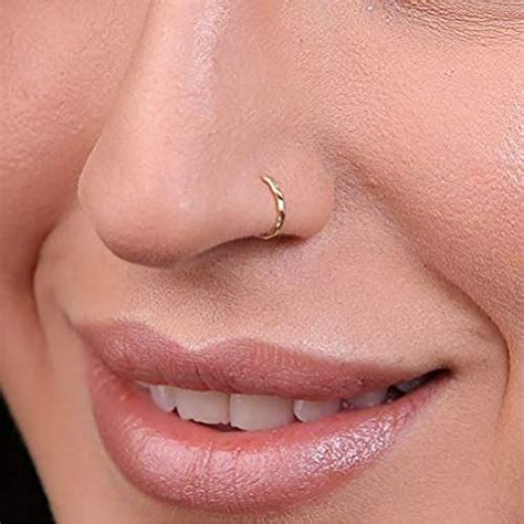 Gold Nose Ring 20 G 14k Gold F Nose P H Trend Frontier Flagship Stores Big Labels Small