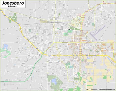 Jonesboro Map Arkansas Us Discover Jonesboro With Detailed Maps