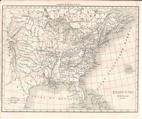 Map United States Circa 1830 Direct Map