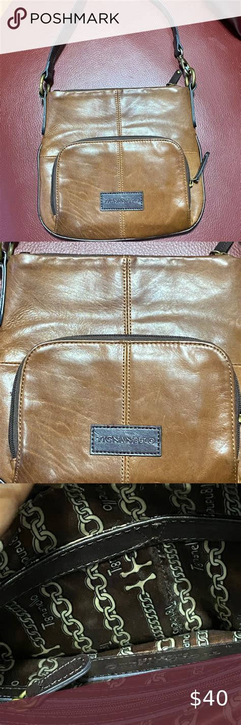 Tignanello Soft Leather Cross Body Bag In Leather Crossbody