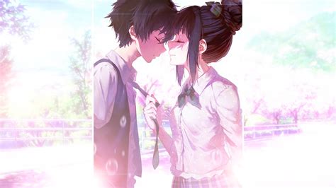Download 1920x1200 Wallpaper Anime Couple Eru Chitanda Houtarou Oreki Hyouka Love