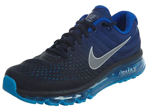 Nike Mens Air Max 2017 Running Shoes Dark Obsidianwhiteroyal Blue