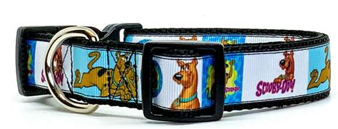 Scooby Doo Dog Collar Handmade Adjustable Buckle Collar 1 Wide Or Lea