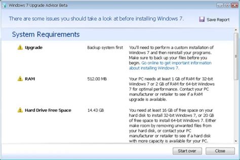 Windows 7 Upgrade Advisor Windows Télécharger