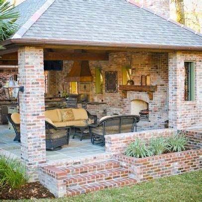 There are two basic roof styles to use when adding a covered outdoor kitchen to an existing house; I like the outdoor kitchen under the roof line. | Outdoor ...