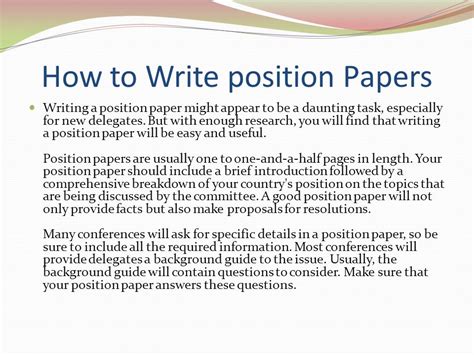 One that is like a typical notebook page (i.e red verticle line on the left for a margin, black or blue lines across). model un position paper template - Kimoni